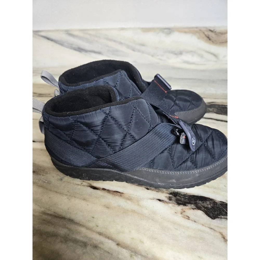 Chaco Mens Ramble Puff Slipper Navy Size 9.5 M‎